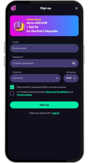 Casinots kassasida med Swish och Trustly som betalningsalternativ och ett insättningsbelopp på 100 SEK ifyllt i fältet