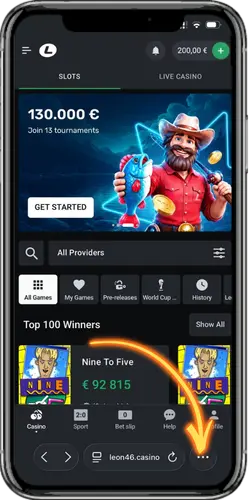 Big Bass Splash casinosida i mobil webbläsare
