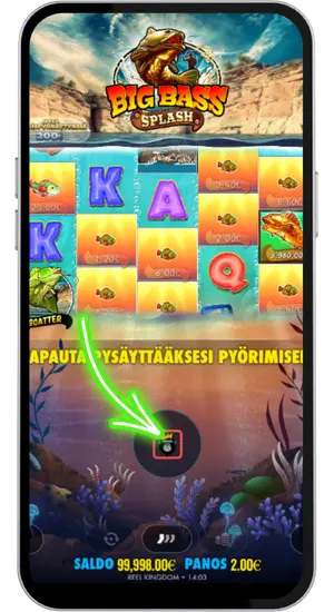Börja spela du Big Bass Splash